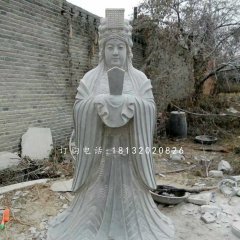 青石媽祖雕塑，廣場(chǎng)神仙石雕