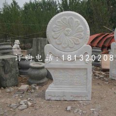 大理石抱鼓 石雕門(mén)墩