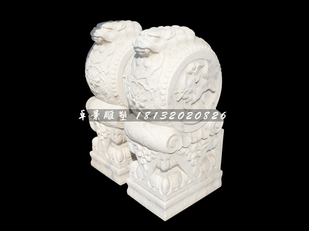 抱鼓石雕塑，門(mén)墩石雕.jpg