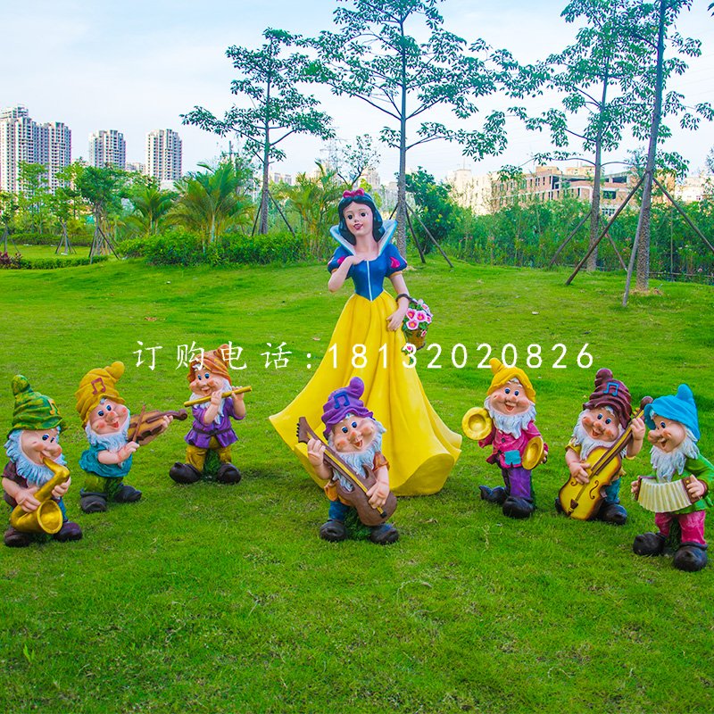白雪公主小矮人雕塑，公園卡通人物雕塑 (4).jpg
