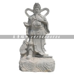 關(guān)帝石雕，大理石關(guān)帝石雕