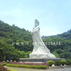 媽祖石雕，漢白玉神仙石雕