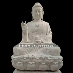 如來佛像，大理石如來佛祖雕塑