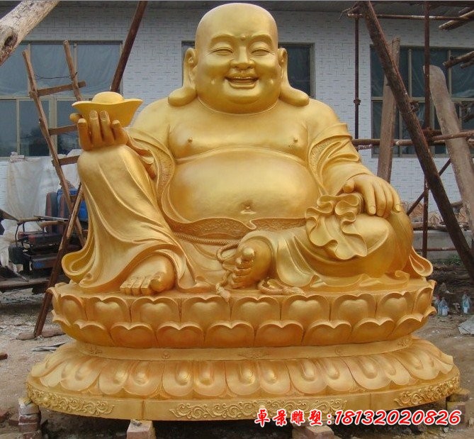 彌勒佛銅雕,招財(cái)彌勒佛銅雕