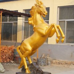 銅馬雕塑，立馬成功銅雕