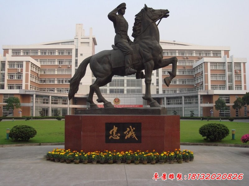騎兵銅雕，廣場(chǎng)景觀銅雕