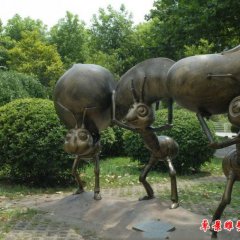 螞蟻銅雕，公園螞蟻雕塑，景觀銅雕