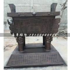 銅雕鼎，鑄銅鼎雕塑