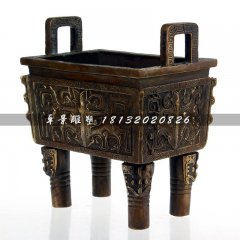 銅鼎，四腳銅鼎，廣場(chǎng)銅鼎