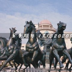 阿波羅戰(zhàn)車銅雕，廣場(chǎng)景觀雕塑