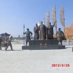 鄭和銅雕，古代名人銅雕