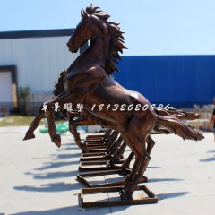 銅雕馬，招財(cái)馬銅雕