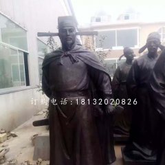 文天祥銅雕，古代人物銅雕