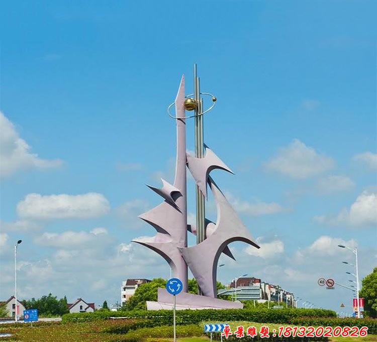 不銹鋼抽象雕塑，廣場不銹鋼雕塑