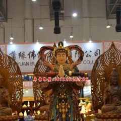 玻璃鋼韋陀菩薩雕塑，玻璃鋼神仙雕塑