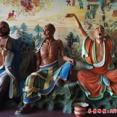 玻璃鋼十八羅漢，玻璃鋼佛像雕塑