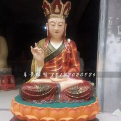 地藏王菩薩雕塑，玻璃鋼彩繪佛像雕塑