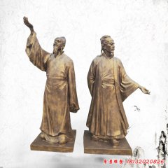 詩(shī)仙李白雕塑，玻璃鋼人物雕塑