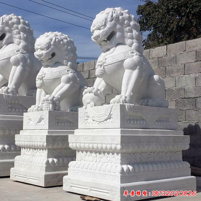 石雕做舊看門(mén)獅子 (2)
