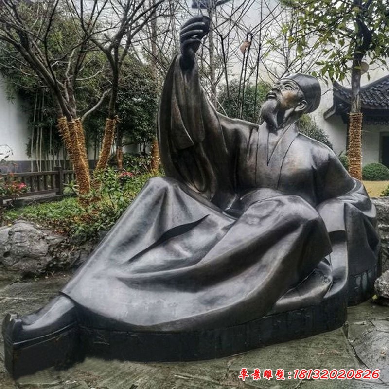 蘇軾人物雕塑，書畫家