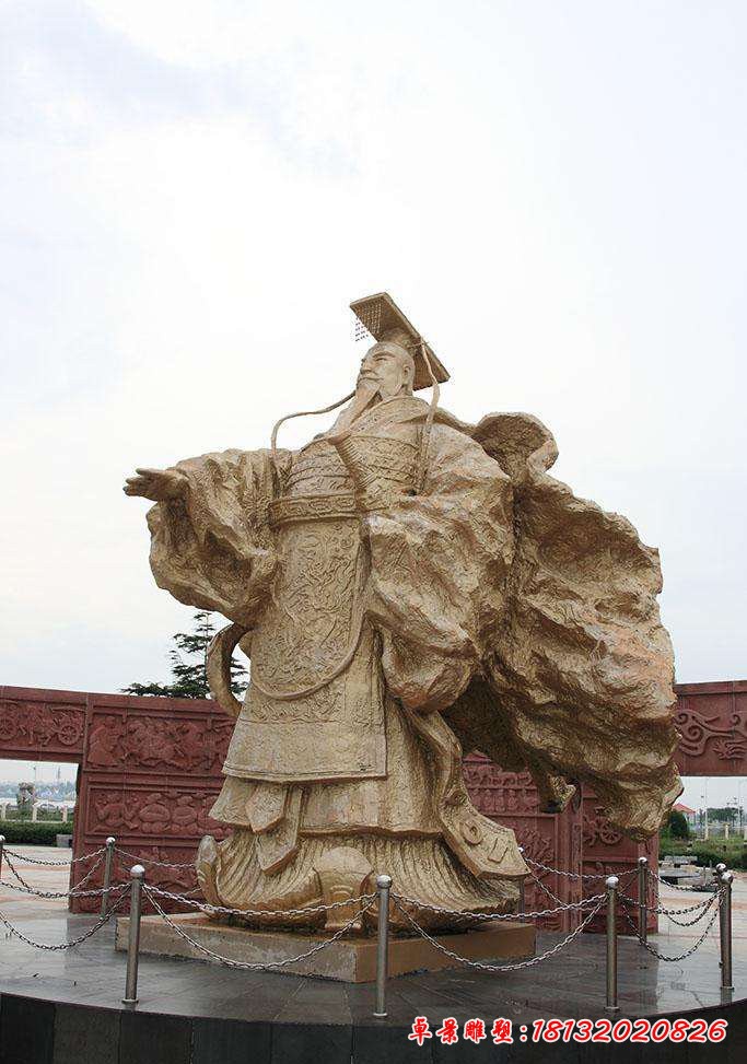 秦始皇銅雕,廣場古代皇帝銅雕