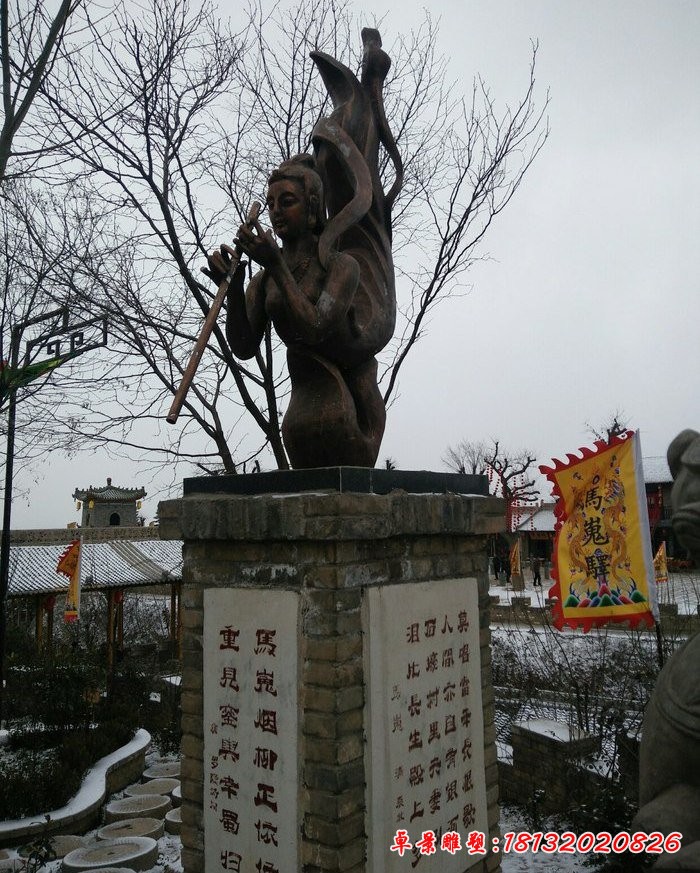 楊貴妃銅雕,古代人物銅雕